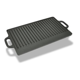Parrilla grill reversible hierro fundido 50x23 cm