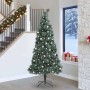 Árbol de Navidad artificial preiluminado con juego de bolas