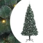 Árbol de Navidad artificial preiluminado con juego de bolas