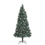 Árbol de Navidad artificial preiluminado con juego de bolas