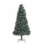 Árbol de Navidad Artificial Preiluminado con Juego de Bolas