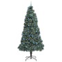 Árbol de Navidad artificial preiluminado con juego de bolas