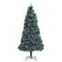 Árbol de Navidad artificial preiluminado con juego de bolas