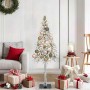 Árbol de Navidad con 150 LED con soporte 120 cm PE y Acero