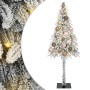 Árbol de Navidad con 150 LED con soporte 120 cm PE y Acero