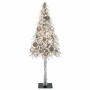 Árbol de Navidad con 150 LED con soporte 120 cm PE y Acero