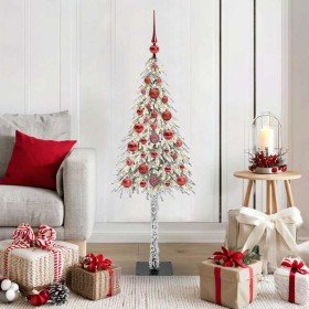 Árbol de Navidad con 150 LED con soporte 120 cm PE y Acero