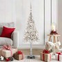 Árbol de Navidad con 150 LED con soporte 120 cm PE y Acero