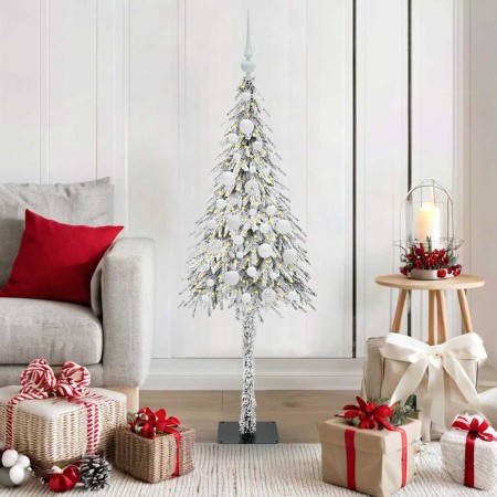 Árbol de Navidad con 150 LED con soporte 120 cm PE y Acero