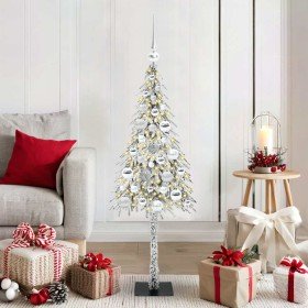 Árbol de Navidad con 150 LED con soporte 120 cm PE y Acero
