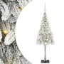 Árbol de Navidad con 150 LED con soporte 120 cm PE y Acero