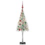 Árbol de Navidad con 150 LED con soporte 120 cm PE y Acero