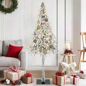 Árbol de Navidad con 150 LED con soporte 150 cm PE y Acero