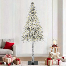 Árbol de Navidad con 300 LED con soporte 210 cm PE y Acero