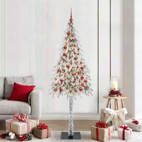 Árbol de Navidad con 300 LED con soporte 210 cm PE y Acero