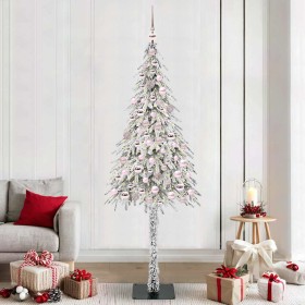Árbol de Navidad con 300 LED con soporte 210 cm PE y Acero