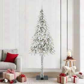 Árbol de Navidad con 300 LED con soporte 210 cm PE y Acero