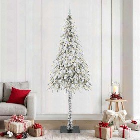 Árbol de Navidad con 300 LED con soporte 210 cm PE y Acero