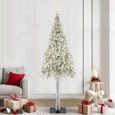 Árbol de Navidad con 300 LED con soporte 210 cm PE y Acero