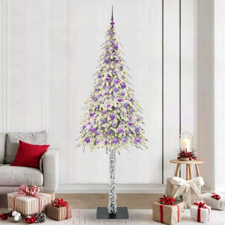 Árbol de Navidad con 300 LED con soporte 210 cm PE y Acero