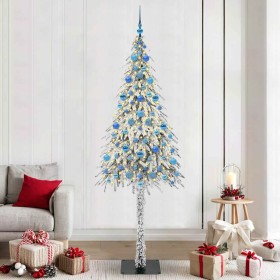 Árbol de Navidad con 300 LED con soporte 210 cm PE y Acero