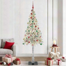Árbol de Navidad con 300 LED con soporte 210 cm PE y Acero