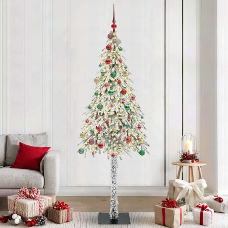 Árbol de Navidad con 300 LED con soporte 210 cm PE y Acero