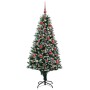 Árbol de Navidad artificial Verde 150 cm PVC y Acero y Plástico