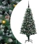 Árbol de Navidad artificial Verde 150 cm PVC y Acero y Plástico