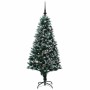 Árbol de Navidad artificial Verde 150 cm PVC y Acero y Plástico