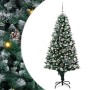 Árbol de Navidad artificial Verde 150 cm PVC y Acero y Plástico