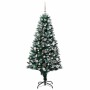 Árbol de Navidad artificial Verde 150 cm PVC y Acero y Plástico