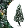 Árbol de Navidad artificial Verde 150 cm PVC y Acero y Plástico
