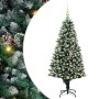 Árbol de Navidad artificial Verde 150 cm PVC y Acero y Plástico