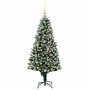 Árbol de Navidad artificial Verde 150 cm PVC y Acero y Plástico