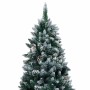Árbol de Navidad artificial Verde 150 cm PVC y Acero y Plástico
