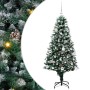 Árbol de Navidad artificial Verde 150 cm PVC y Acero y Plástico