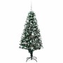 Árbol de Navidad artificial Verde 150 cm PVC y Acero y Plástico
