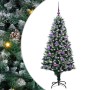 Árbol de Navidad artificial Verde 150 cm PVC y Acero y Plástico