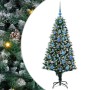 Árbol de Navidad artificial Verde 150 cm PVC y Acero y Plástico