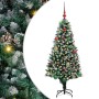 Árbol de Navidad artificial Verde 150 cm PVC y Acero y Plástico