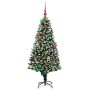 Árbol de Navidad artificial Verde 150 cm PVC y Acero y Plástico