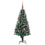 Árbol de Navidad artificial Verde 150 cm PVC y Acero y Plástico