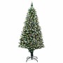 Árbol de Navidad artificial Verde 180 cm PVC y Acero y Plástico