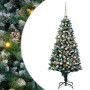 Árbol de Navidad artificial Verde 180 cm PVC y Acero y Plástico