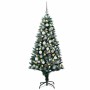 Árbol de Navidad artificial Verde 180 cm PVC y Acero y Plástico