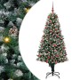 Árbol de Navidad artificial Verde 180 cm PVC y Acero y Plástico