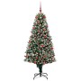 Árbol de Navidad artificial Verde 180 cm PVC y Acero y Plástico
