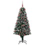 Árbol de Navidad artificial Verde 180 cm PVC y Acero y Plástico