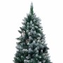 Árbol de Navidad artificial Verde 180 cm PVC y Acero y Plástico